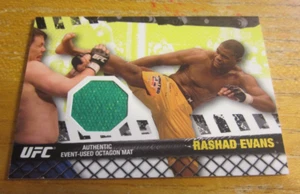 Rashad Evans 2010 Topps UFC Fight Mat Relics #FMRE UFN 8 Mat Relic Card MMA UFC - Picture 1 of 2