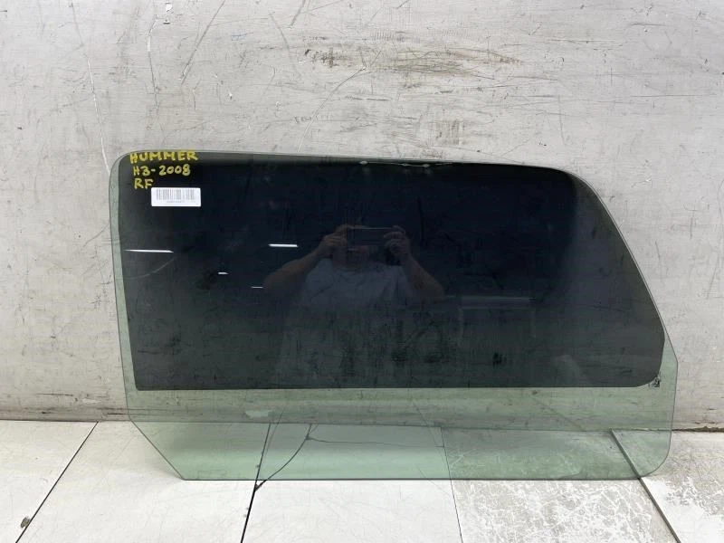 Hummer H3 2008 puerta del lado del pasajero delantero derecho vidrio OEM+ Foto 1 de 4