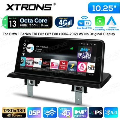 10,25" Android 14 Autoradio Octa Kern GPS Navi iDrive für BMW 1er E87 E81  - Bild 1 von 4