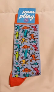 PAMPLING novelty socks Cotton Rich Men's 7-9 - Picture 1 of 3
