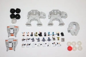 Star Wars Squinkies Lot Fighter Pods Micro Force AT AT Walker Falcon Speeder - Bild 1 von 3