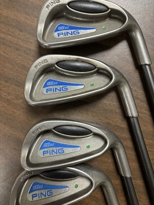 Ping G2 EZ Green Dot 4 Iron Set 7-PW TFC 100 Regular Graphite Shaft - Image 1 of 4