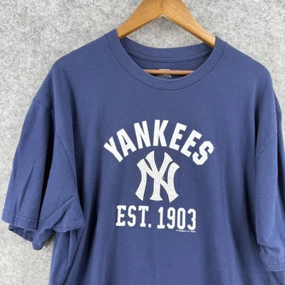 New York Yankees Shirt Mens 2XL Navy Blue MLB Baseball Tee VF Imagewear 1903 - Image 1 of 4