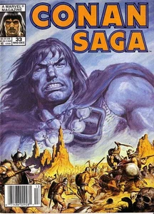 Conan Saga #33 (Newsstand) FN; Marvel | w/Bag+Board - Picture 1 of 1