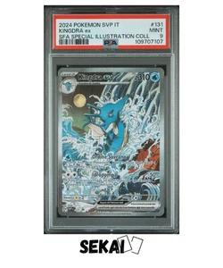 POKEMON PSA 9 KINGDRA EX 131 SVP SPECIAL ILLUSTRATION PROMO 2024 ITALIANO - Imagen 1 de 3