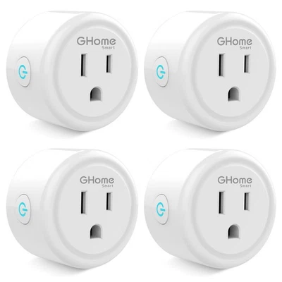 Smart Plug Mini WiFi Outlet Compatible with Alexa & Google Home 4 Pack - Image 1 of 4
