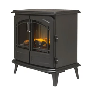 Dimplex Electric Stove Heater Fire Classic Style Log Effect Black Matt LED 2kW - Picture 1 of 4