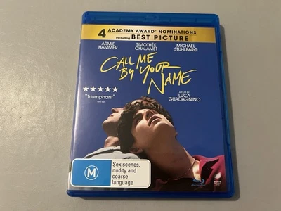 Llámame por tu nombre Bluray, 2017 drama Timothee Chalamet, región B Foto 1 de 3