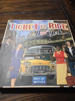 Ticket to Ride New York (New) Game Pieces Still In Packinging - Image 1 of 4