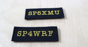Ham Radio Amatorski znak wywoławczy i łatka z imieniem 100x35 mm odznaka radia cb - Zdjęcie 1 z 9