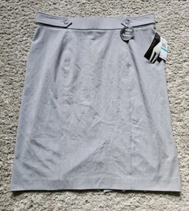 Counterparts Gray Knee-Length Midi Pencil Skirt Women's Size 16 NWT - Picture 1 of 5