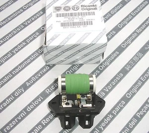 Fiat Doblo MK1 (2000 to 2005) New genuine radiator fan motor resistor 51736774 - Picture 1 of 2