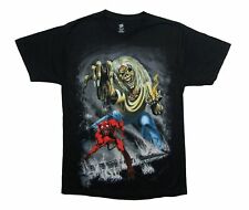 Iron Maiden Beast Jumbo Print 2012 Tour Black T Shirt (XL) NEW