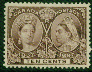 CANADA– 1897– #57 VICTORIA DIAMOND JUBILEE – VF ** - Bild 1 von 2