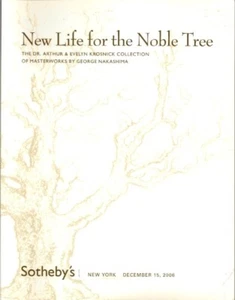 SOTHEBY'S New Life for the Noble Tree Nakashima Masterworks Krosnick Collection - Imagen 1 de 1