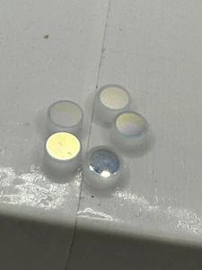 Lote de 5 LENTES LÁSER ÓPTICAS ÓPTICA ÓPTICA RECUBIERTA 7,5 mm, laboratorio universitario cerrado - Imagen 1 de 4