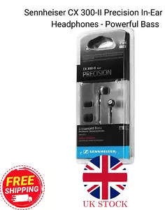 Sennheiser CX 300-II Precision In-Ear Wired Headphones - Powerful Bass - New - Picture 1 of 5