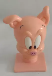 Porky Pig Candy Container Tiny Toons Adventures Head Figure 1991 Vintage NIP - Picture 1 of 3