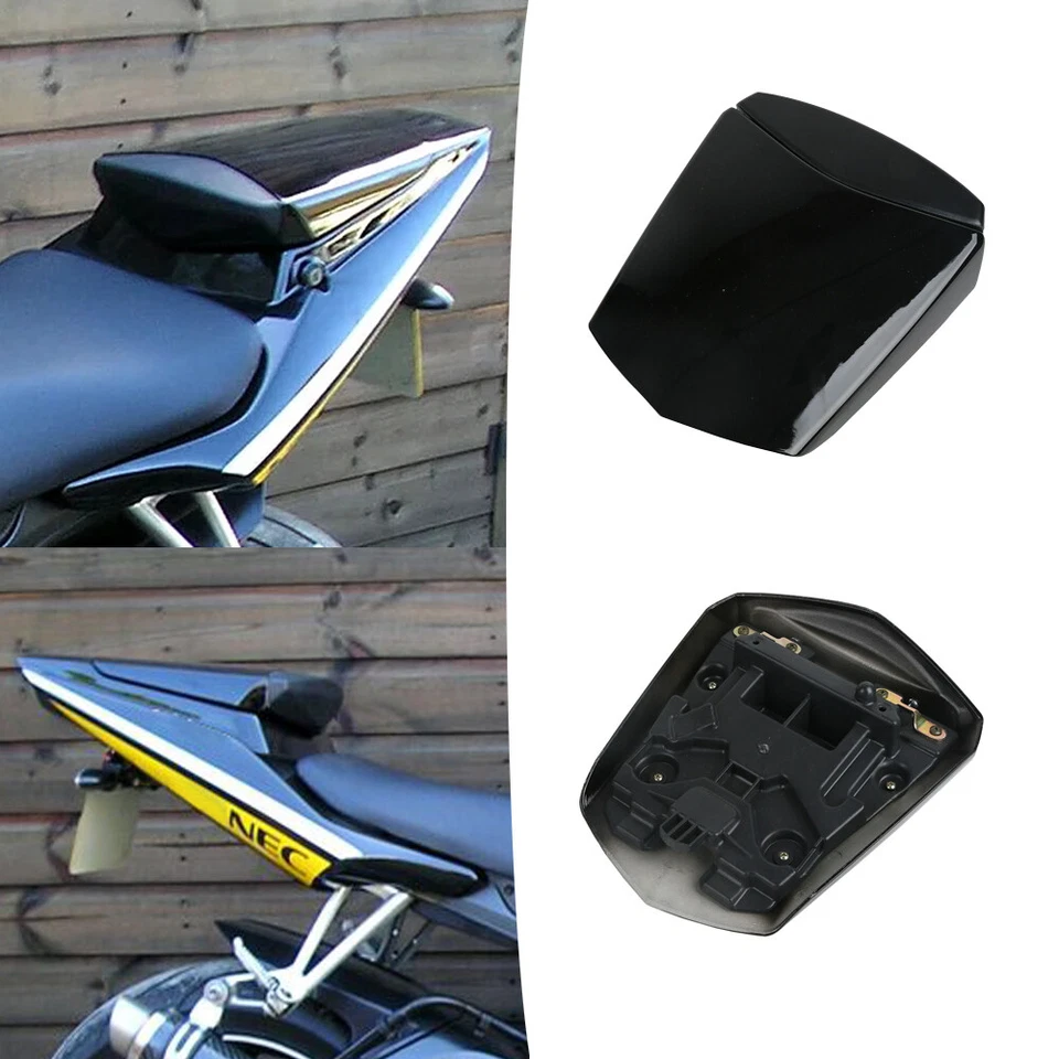 Cubierta de asiento trasero ABS negro brillante para Yamaha 03 04 05 YZF R6 2003 2004 2005 Foto 1 de 4