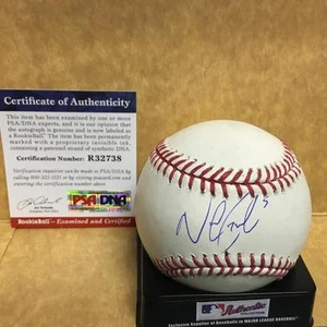 NICK GORDON MINNESOTA TWINS ROOKIE BALL M.L. SIGNED BASEBALL PSA R32738 - Picture 1 of 2
