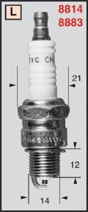Vela De Ignición Champion Derbi Scoot 50 L82C - Imagen 1 de 1