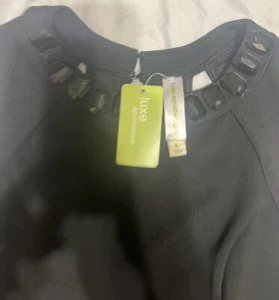 Lux apothetique black dress size large New - Picture 1 of 8