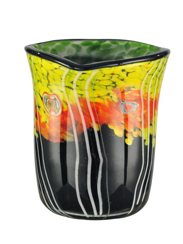 AV13124 - JARRÓN DE VIDRIO ARTE BOSQUE OTOÑO DALE TIFFANY Foto 1 de 1