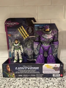Disney Pixar Lightyear Crystal Grade Buzz Vs. Zurg Clash Pack Giocattolo - Foto 1 di 4