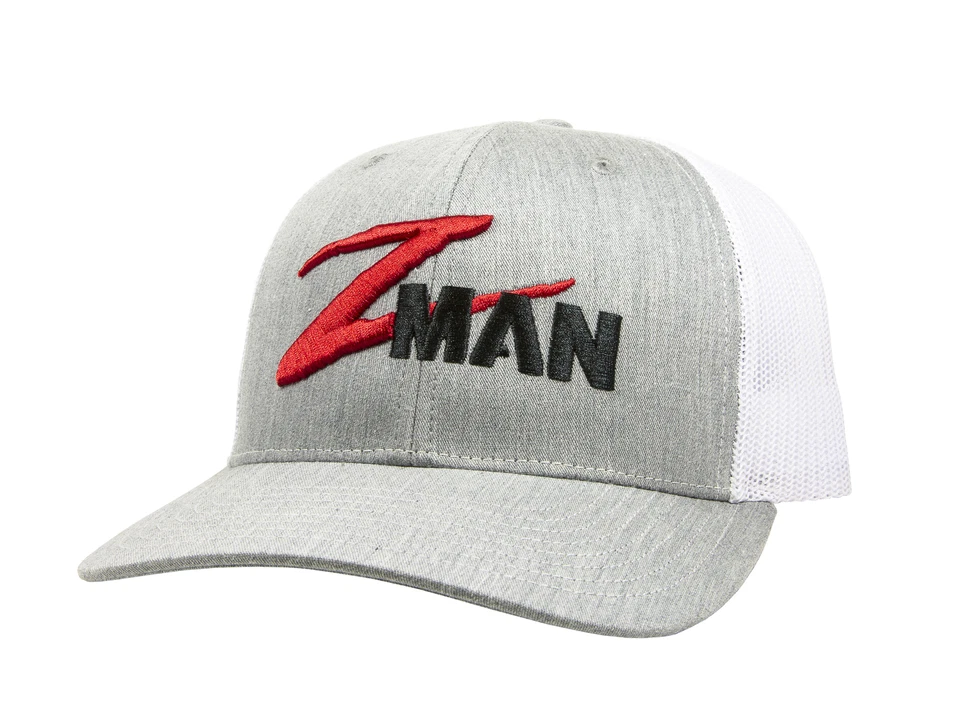Z-Man Structured Trucker Hat Adjustable Zman Logo Fishing Sun Protection Hat - Image 1 of 1