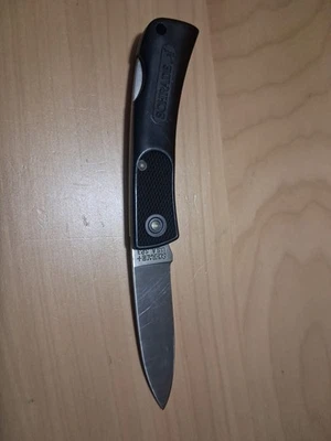 Navaja de bolsillo de una sola hoja ligera Schrade+ USA SP3 de colección Foto 1 de 4