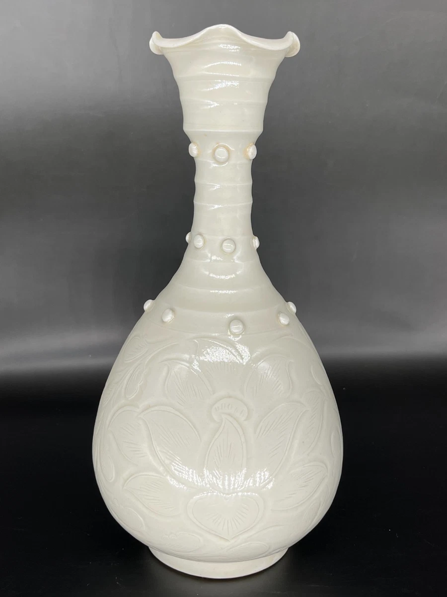 田中　中国古美術　宋時代　定窯白磁花入 田中様専用 中国古美術 宋時代 定窯白磁花入