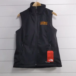 Neu mit Etikett The North Face schwarze Damenweste mit gelbem Michigan-Logo Größe M - Bild 1 von 16
