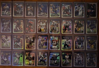 '24 Topps Chrome FB Mixed Parallel Lot of 254 Cards-See Description for Details  - Image 1 of 4