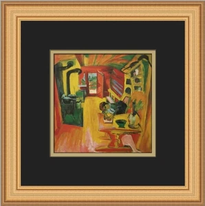 Impresión enmarcada personalizada de cocina alpina Ernst L Kirchner - Imagen 1 de 2