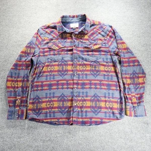 Cody James Shirt Mens XXL Red Pearl Snap Aztec Cowboy Western All Over Print - Picture 1 of 9