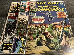 Sgt Fury & His Howling Commandos Lot #s 71,72,73 - Bild 1 von 19