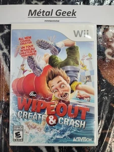 Wipeout Create & Crash Wii NoManual EN/FR Tested Free Shipping in Canada !! - Picture 1 of 4