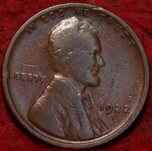 1922-D Denver Mint Copper Lincoln Wheat Cent - Picture 1 of 2