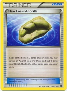 Claw Fossil Anorith - 100/114 - Uncommon - Lightly Played - Picture 1 of 1