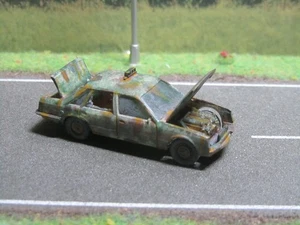 1:87 Opel Senator 3.0E Scheunenfund Autowrack Schrottplatz Patina H0 HO UNIKAT - Bild 1 von 5