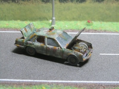 1:87 Opel Senator 3.0E Scheunenfund Autowrack Schrottplatz Patina H0 HO UNIKAT - Bild 1 von 4