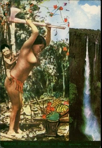 Venezuela Salto Ángel Cascada Madre India del Orinoco Postal - Imagen 1 de 2