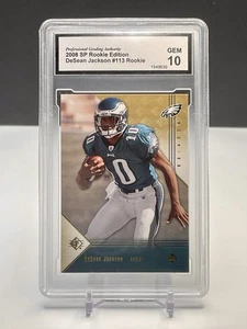 2008 SP Rookie Edition #113 Desean Jackson RC Graded PGA 10 GEM - Picture 1 of 2