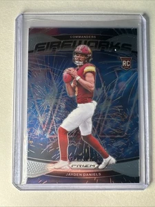 2024 Panini Prizm - Fireworks Jayden Daniels #24 (RC) - Picture 1 of 2