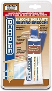 Silicone Sigillante Neutro Specchi Trasparente 60 Ml - Foto 1 di 12