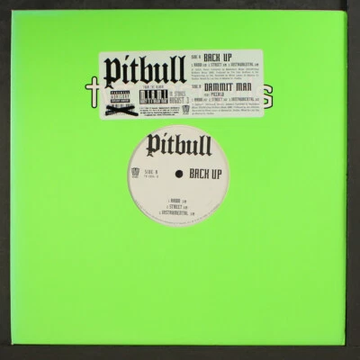 PITBULL: back up / dammit man TVT 12" Single 33 RPM Foto 1 de 2