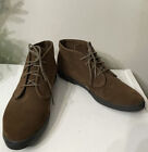 Keds Suede Booties Size 7.5 M Brown Desert Boots Chukka High Tops Lace Up Shoes
