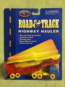 1997 Maisto Road & Track MERCEDES CAR TRANSPORT Tractor Trailer HO Scale 1/87 - Picture 1 of 8