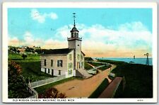 Old Mission Church, Mackinac Island, Michigan - Postcard