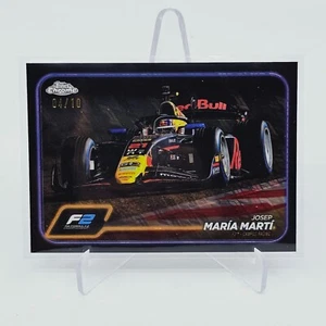 JOSEP MARIA MARTI 2024 Topps Chrome Formula 1 F1 LogoFractor Black /10 🔥 - Picture 1 of 2